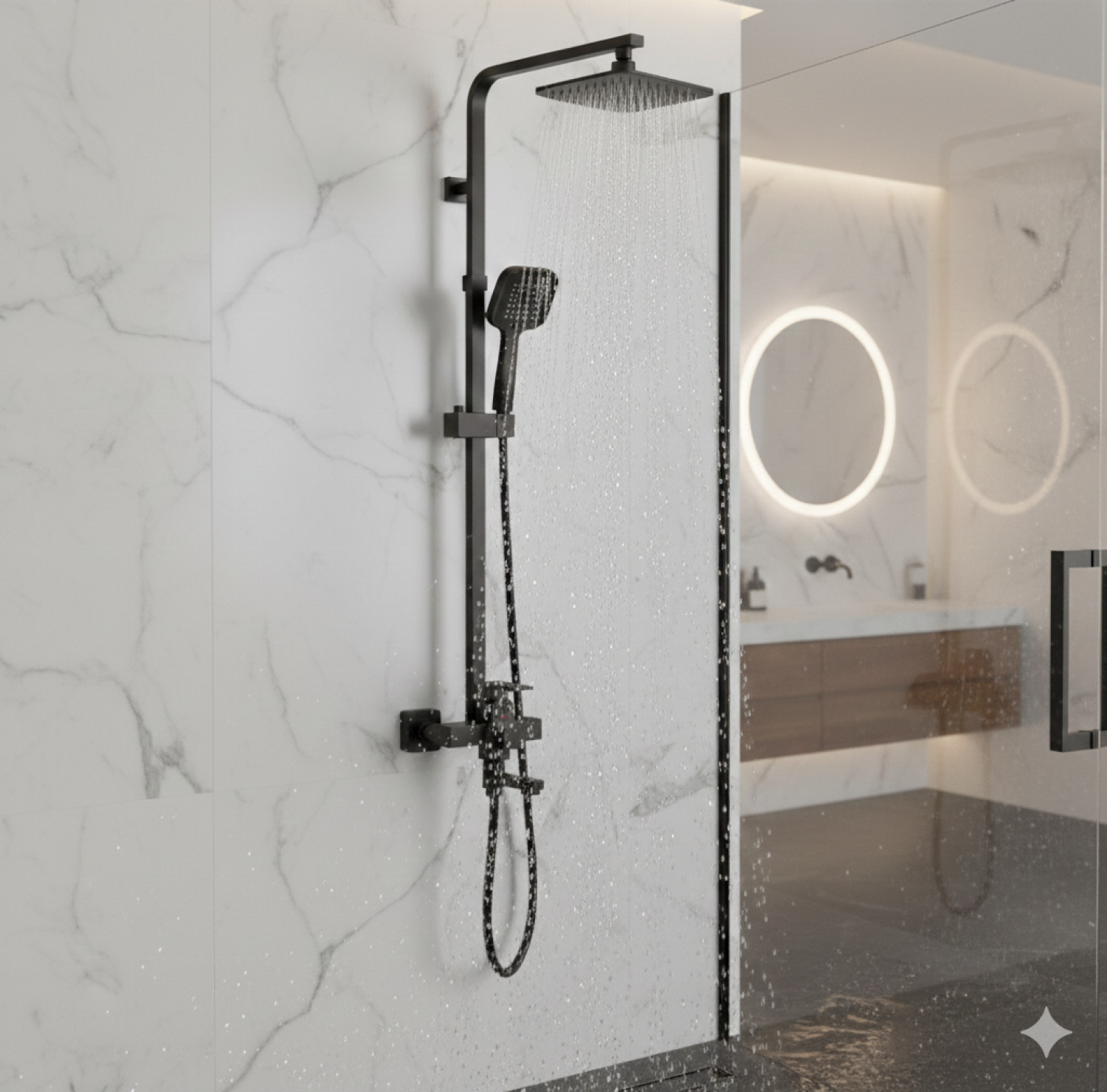 Marquis shower Panel. Marquisshowerpanel, Showerpanel, Shower panel, liver shower panel, livershowerpanel, lever shower panel, levershowerpanel, Marquis, blackshowerpanel, Black shower panel