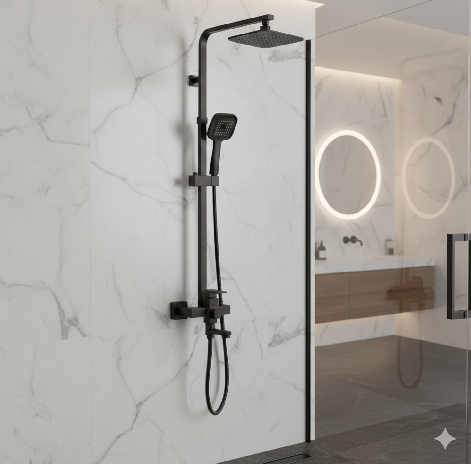 Marquis shower Panel. Marquisshowerpanel, Showerpanel, Shower panel, liver shower panel, livershowerpanel, lever shower panel, levershowerpanel, Marquis, blackshowerpanel, Black shower panel