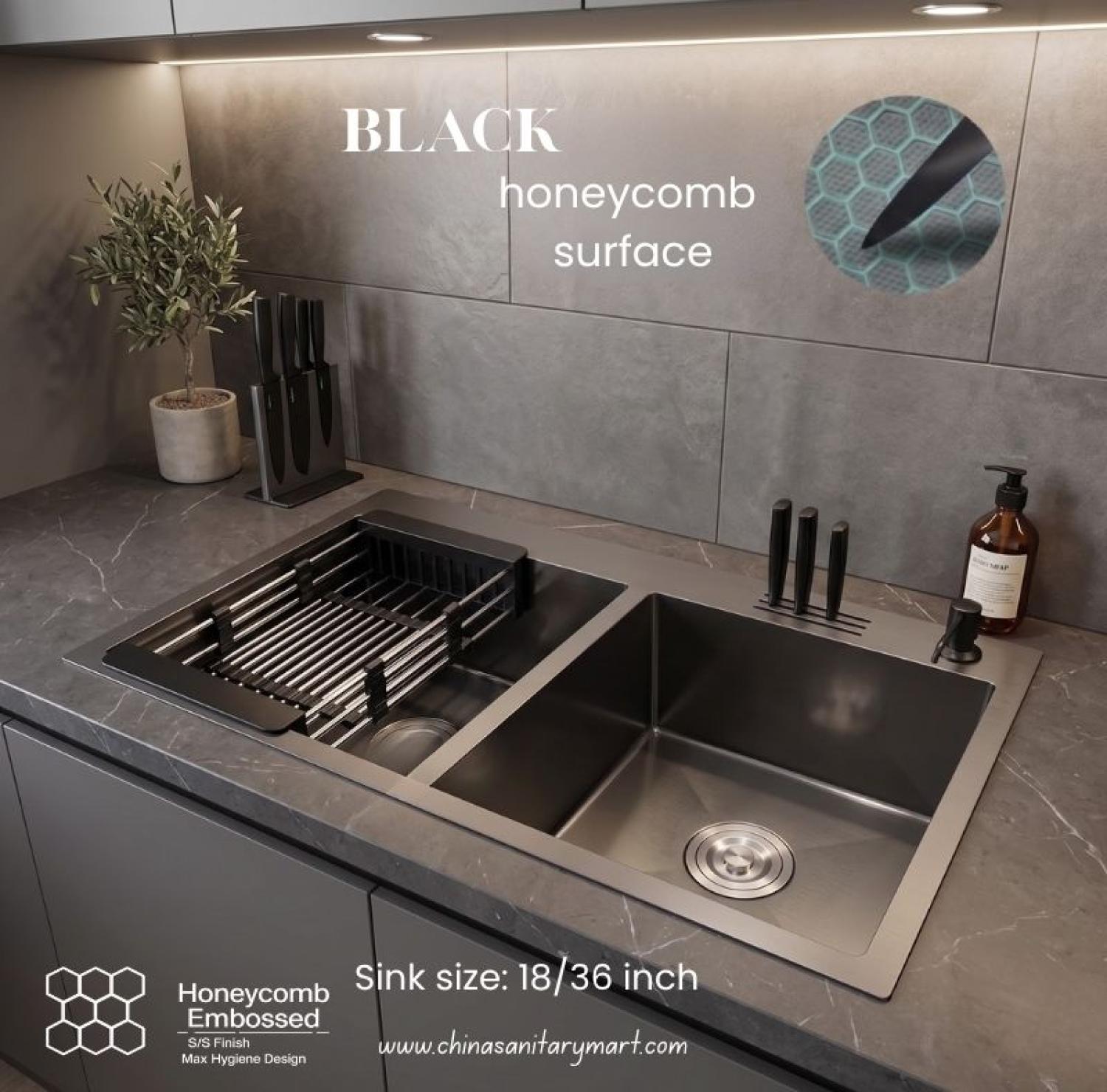 sink,kitchensink,blacksink,sinkcombo,36inchsink,handmadesink