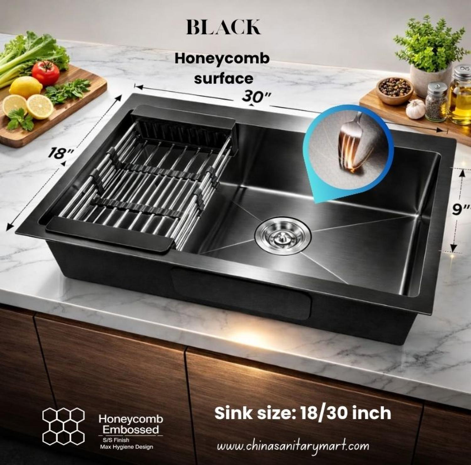sink,kitchensink,blacksink,sinkcombo,36inchsink,handmadesink