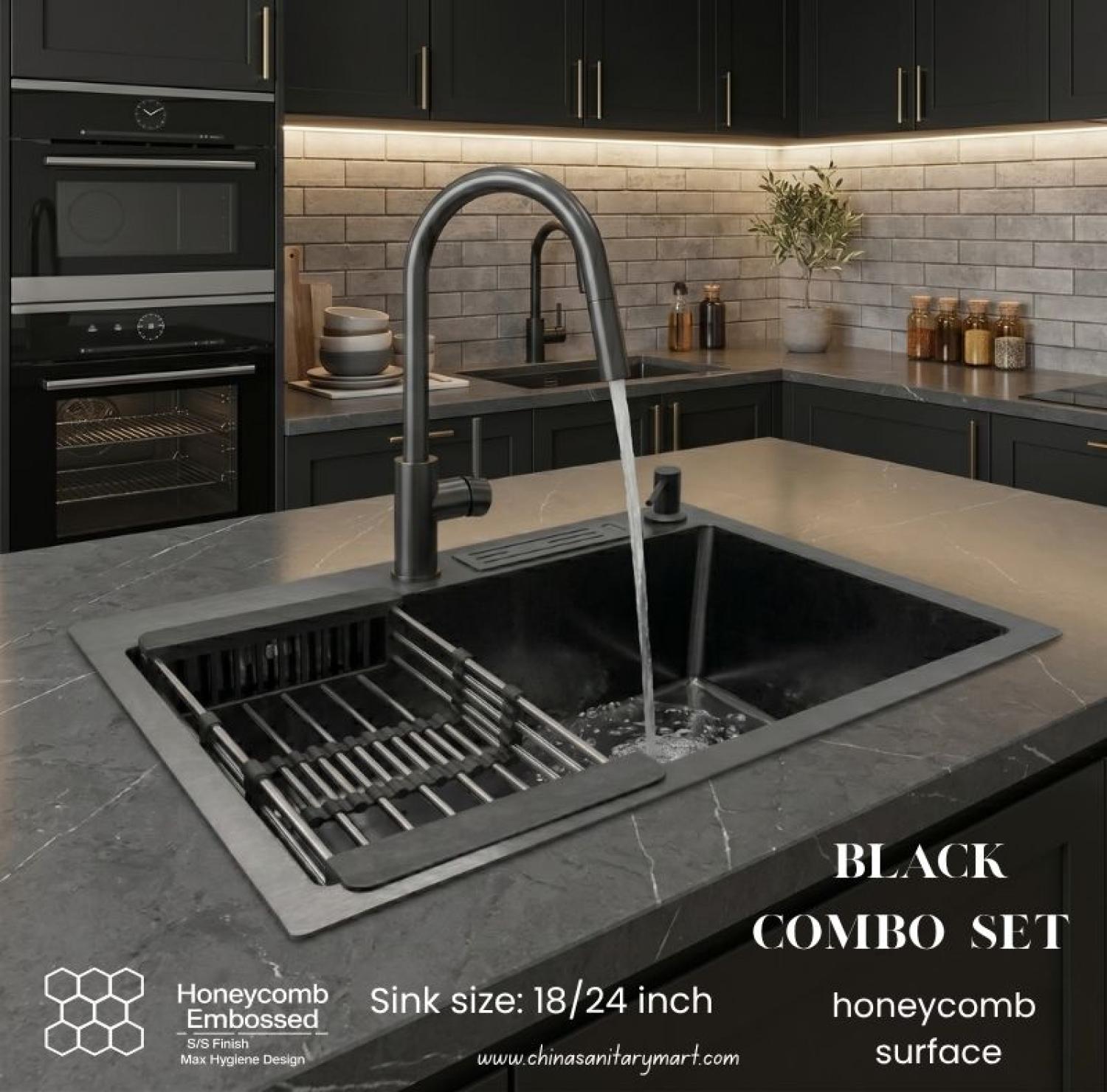 sink,kitchensink,blacksink,sinkcombo,handmadesink